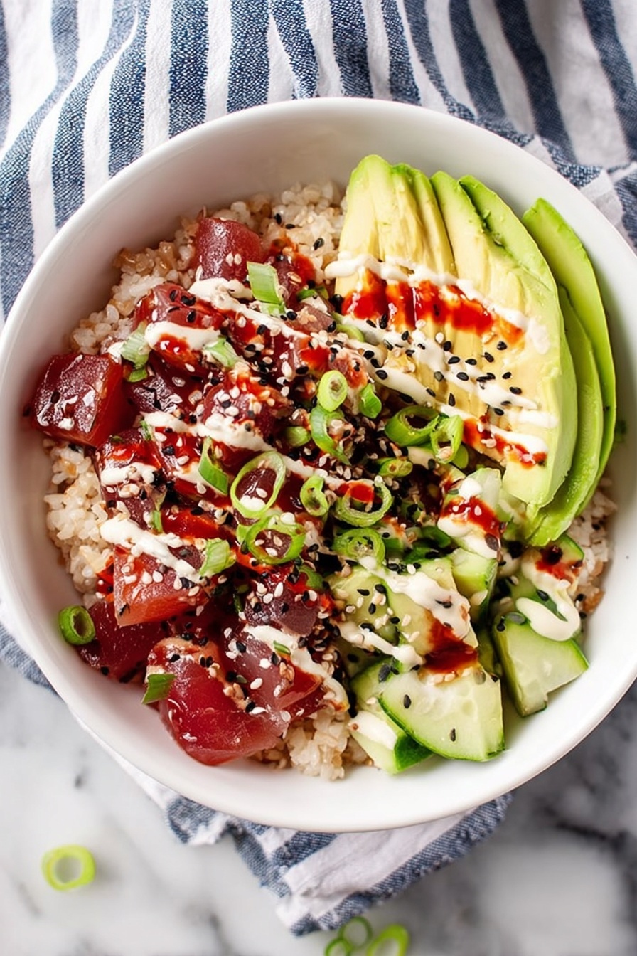 Spicy Tuna Poke Bowl Recipe