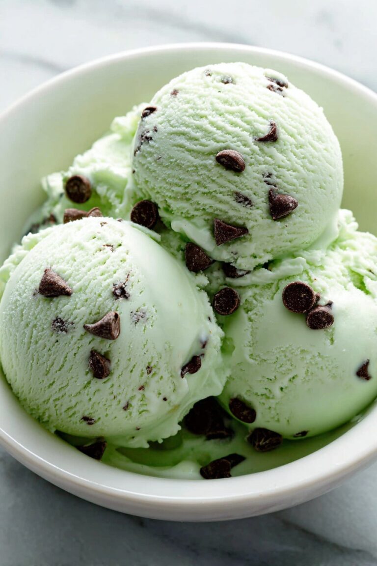 Mint Chocolate Chip Ice Cream Recipe
