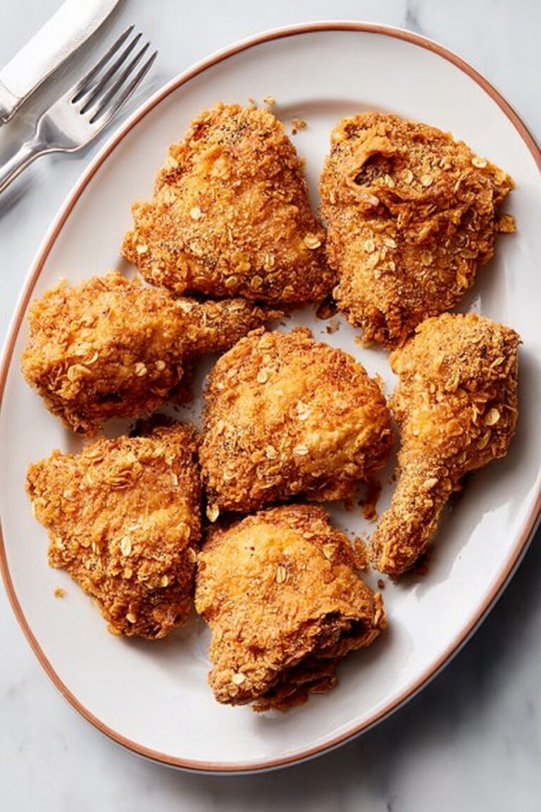 Oatmeal-Crusted Chicken Bake Recipe