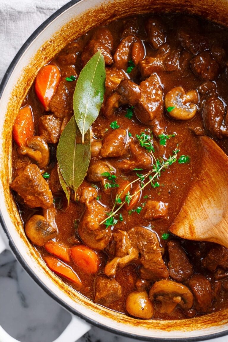 Hearty Beef Mushroom Stew Recipe
