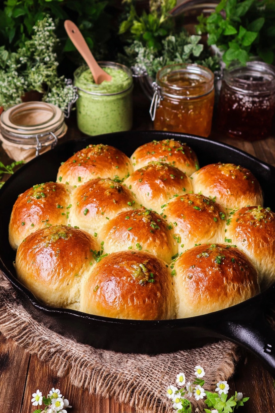 Herbed Potato Rolls Recipe
