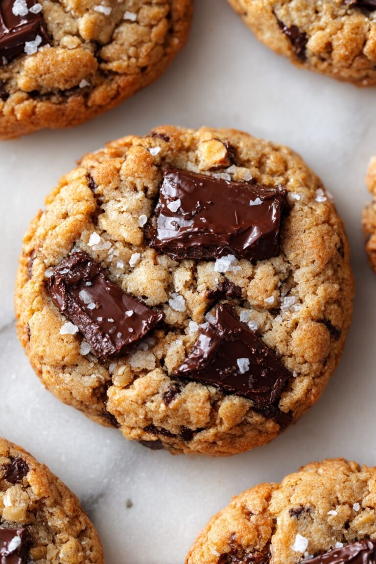 Coffee Tahini Oatmeal Cookies Recipe