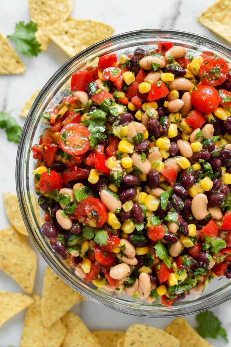 Cowboy Caviar Recipe with Black Beans and Corn Recipe