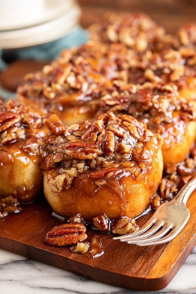 Shortcut Caramel Pecan Cinnamon Rolls Recipe