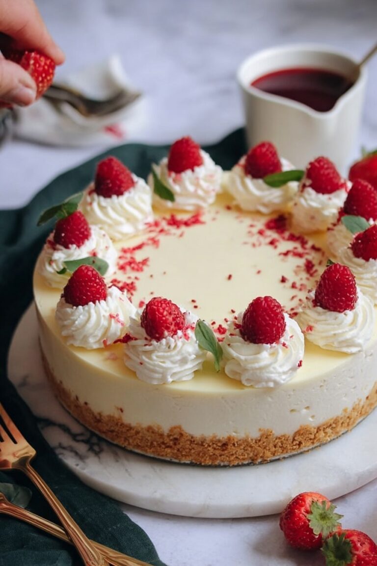 No-Bake Vanilla Cheesecake Recipe