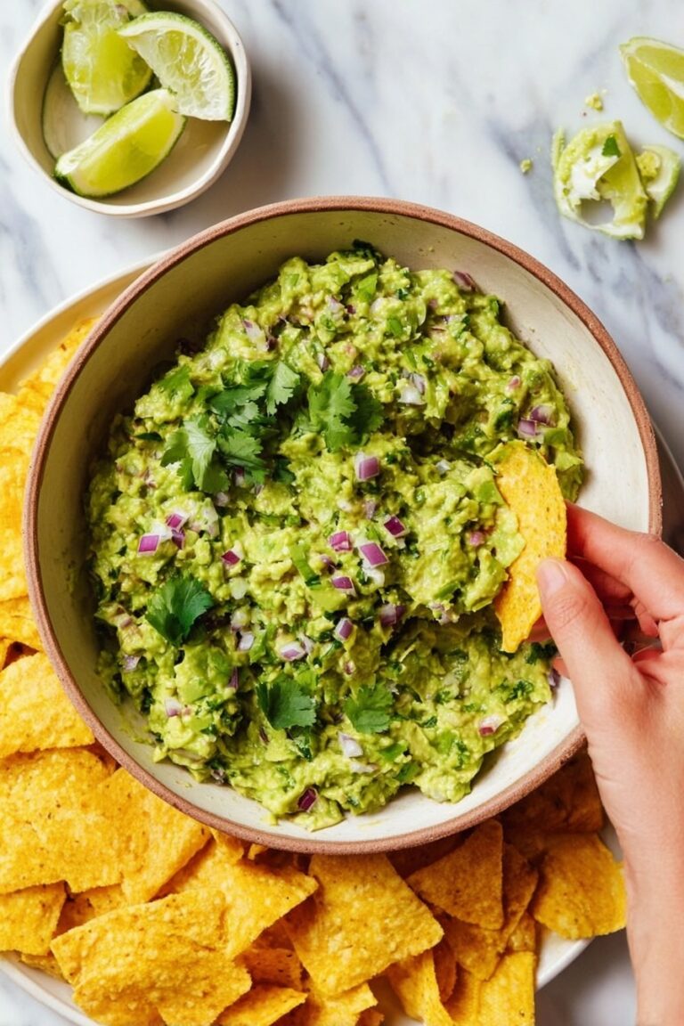 Easy Homemade Guacamole Recipe
