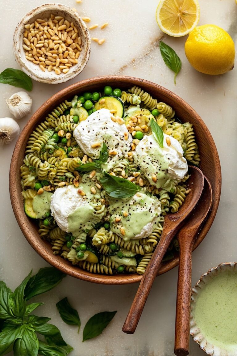 Creamy Green Goddess Pasta Salad Recipe