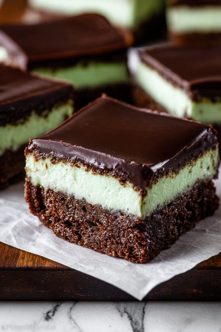 Mint Chocolate Brownie Layered Recipe