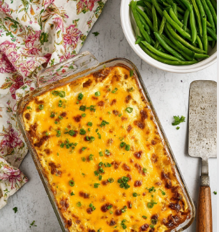 Easy Ground Beef Potato Casserole Recipe